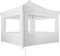 tectake® Tonnelle de Jardin 3x3 m autoportée en Aluminium Pliable Tente de réception 100% Imperméable, 4 Parois, Sardines & Sac de Transport Inclus, Tonnelle terrasse Exterieur Barnum Mariage Baptême