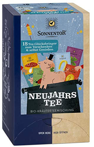 Sonnentor Bio Neujahrstee (6 x 18 Btl, Teebeutel, Geschmacklos, vegan, 18 ml)