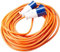 MSA Caravan Hook Up Cable 10m Electric Camping Accessories Extension Cable Orange High Vis