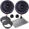 VIBE Optisound VW T6 Speaker Upgrade. Black (Compatible with VW Transporter 2015-2019)