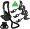 6 Pack Adjustable Toggle Clamp, 550 lbs Holding Capacity Toggle Latch Hasp Clamp GH-4002 Quick Release Pull Latch for Door, Box Case Trunk, Smoker Door, Jig