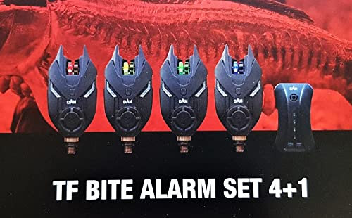 Dam TF Bite Alarm Set 4+1 Funkbissanzeigerset im Koffer