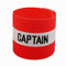 VerteLife Klassische Kapitänsband Spielführerbinde für Fußball und Training, Verstellbare Armbinde Kapitän Armbinde, Captains Armband für Erwachsene und Kinder - Einheitsgröße/Rot