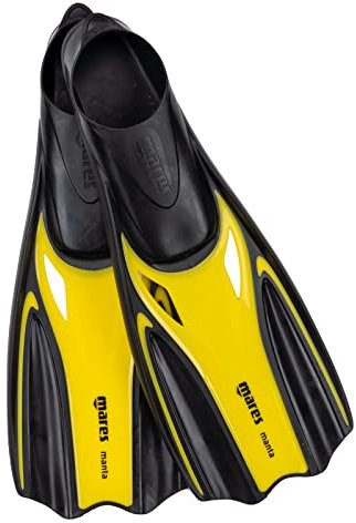 Mares Aquazone Manta, Pinne da Snorkeling Adulto - Unisex, Giallo, 44