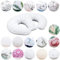 Bellochi Growing in style Stillkissen Zwillinge, Stillkissen XXL, Nursing Pillow - Schwangerschaftskissen, Stillkissen groß, Stillhörnchen Baby - Multifunktionale Zwillingsstillkissen Star Copse
