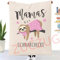 Kuscheldecke Flauschige Faultier Geschenk zum Muttertag, Personalisierte Faultier Decke An Meine Mama, Super Weiche Flanelldecke Wohndecke Luftpost Positiv Ermutigen Decke eeignet für Sofa Reisen