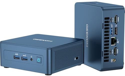 GEEKOM IT12 Mini-PC - Beste Alternative zum Intel NUC12, mit i5-12450H 16GB RAM & 512GB SSD, Windows 11 Pro | 8K Quad-Display | 6X USB | SD-Kartensteckplatz | Kompakter Desktop-PC für Home-Office