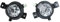 LUISAS Nebelscheinwerfer vorne für BMW X5 E70 2011-2013 63177224643 63177224644,Nebelscheinwerfer vordere Eckleuchte Nebelscheinwerfer-Baugruppe