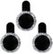 Veemoon Camera Lens Protector Glitter Rhinestone Lens Protective Film for Phone Camera Silver