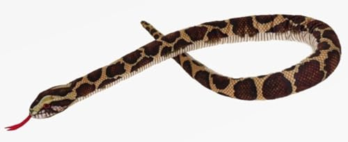 Cornelissen - 1043098 - Tigerpython, Schlange, Plüsch, braun, Stofftier, 100cm, waschbar bis 30 Grad