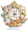 Starnearby DIY Diamond Painting Uhr Deko, 5D Diamant Painting Tisch Deko Mit Uhrfunktion, Diamant Malerei Kunst Set Ornamente, Zuhause Deko Muttertagsgeschenk Geschenke für Frauen