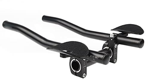 Peosaard Aluminium Alloy Handlebar Arm Rest for Road Mountain Bike Triathlon, Black, 34cm, 31.8mm/26mm/25.4mm Diameter Bars