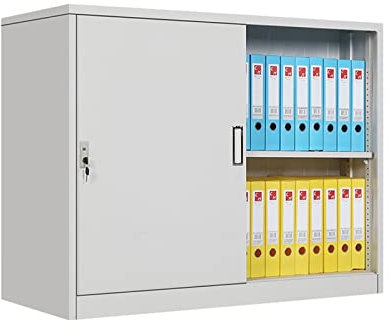 WANGHAI-666 Aktenschrank Verbreiterter Stahl-Büro-Metallschrank, Aktenschrank, Datenschrank, Eisenschrank, Lagerschrank for Zuhause und Büro Büroschrank(Size:B)