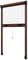 Zanzariera Verticale Riducibile 100 x 250 MARRONE fai da te a Rullo in kit