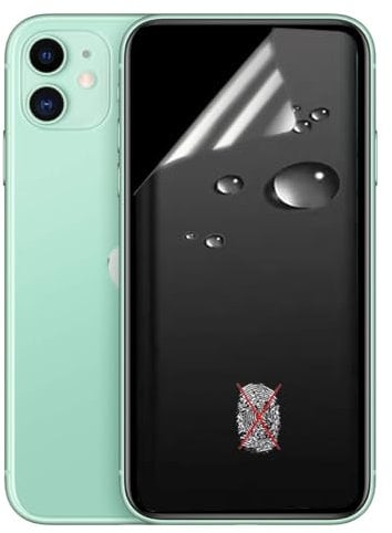 Stejnhge 2 Stk Schutzfolie Matte Hydrogel Film für iPhone 11 / iPhone XR 6.1, Anti-Fingerabdruck/Blendschutz Folie, Flexible TPU-Displayschutzfolien