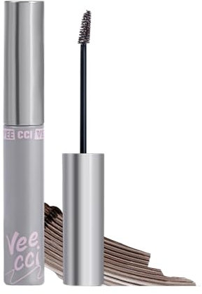 VEECCI Eyebrow Tattoo Tint, Long Lasting Tinted Eyebrow Mascara, Waterproof and Smudgeproof, Vegan and Cruelty-Free (01 Oatmeal Coffee)
