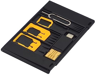 HOMSFOU 5stücke Teiliges SIM Adapter Set Micro Nano-SIM Adapter Kit Kompatibel Langlebig Präzise Gefertigt Praktisches Tragbares Telefonzubehör Für Einfache Nutzung