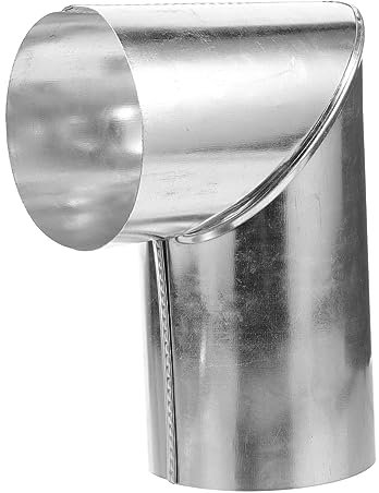 MOLUCKFU 90grad Metal Stove Flue Aluminium Abgasrohr Hochtemperaturbeständig Installieren Für Kaminofen Ofenrohr Schornstein Handgefertigter Bogen