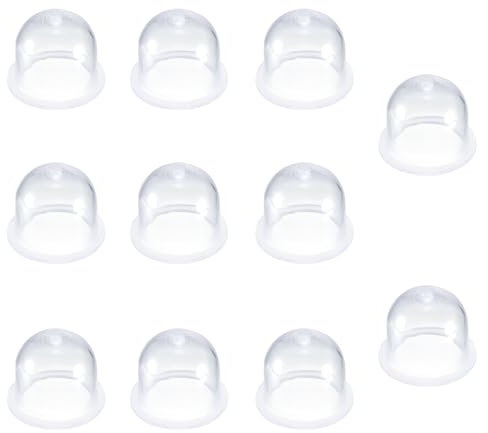DAJISI 10PCS Primer Bulb, 19mm Primer Bulbs for Small Engines Universal Petrol Fuel Primer Bulb for Mower Cutter Blower Strimmer Hedge Trimmer Chainsaw