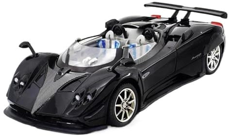 1:24 Für Zonda HP Barchetta Legierung Diecast Sport Auto Modell(Black)