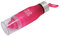 Botella de Agua con Sabor, Botella de Agua Sabor a Portátil 650 Ml con Cordón para Actividades Al Aire Libre (Rosado)