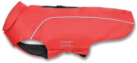 Wolters Regenjacke Easy Rain | Perfekter Schutz bei Regenwetter für Hunde | Farbe Koralle Gr. 65 (Rückenlänge 64-66 cm)