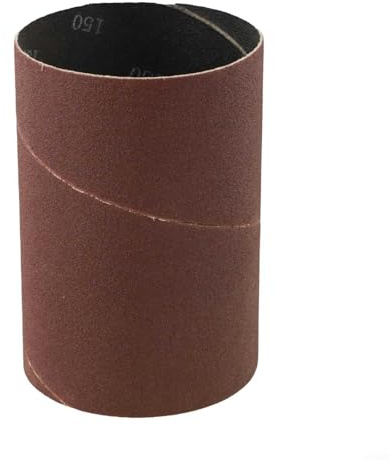 Manchon de tambour oscillant pour ponceuse 115 mm de long 38 51 76 mm de diamètre avec grain 80 150 240 pour ponçage du bois et préparation de surfaces (76 mm, grain 80)
