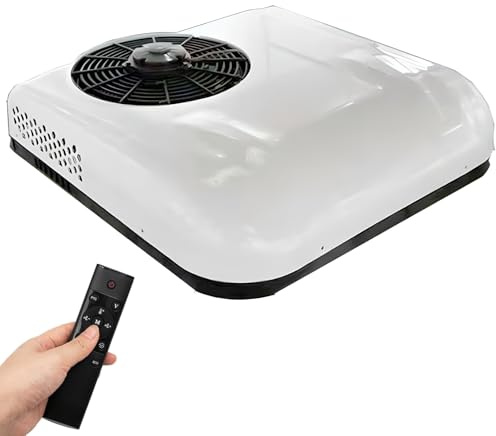 Système de climatisation mobile - Climatiseur 12V/24V DC, unité de toit pour camion, bateau, camping-car, caravane de voyage et automobile white 24V