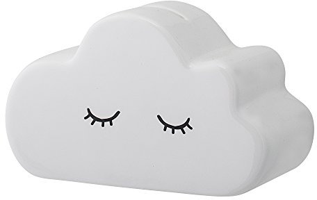 Bloomingville Spardose Cloud süße Box in Wolken Form 15 x 9 x 9 cm, weiß, Keramik