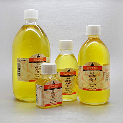 Maimeri - 650 Leinöl - 1 Liter - Ölmalerei.
