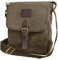 TOPWOLFS Canvas Messenger Bag Kleine Crossbody Tasche Casual Reise Arbeit Werkzeug Tasche Schultertasche Halt Telefon Handset Anti Diebstahl, Grün, Einheitsgröße