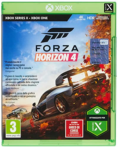 Forza Horizon 4 Edizione Standard, Pegi 3, Xbox One, 4K UKTRA HD, HDR, Microsoft