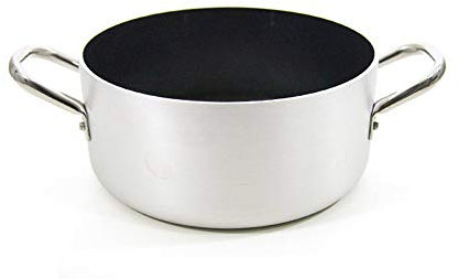 BALLARINI Zwilling BLL673B28 Stielkasserolle, mittelgroß, 2 Griffe, 6718, Antihaftbeschichtung, Induktion, 28 cm, Aluminium