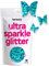 Hemway Ultra Sparkle Glitter - Butterfly | Turquoise Holographic Metallic Flake Sequins for Resin & Epoxy Crafts | Craft Supplies for Tumblers, Festival, Face, Body, Eye & Nail Art Decoration | 50 g