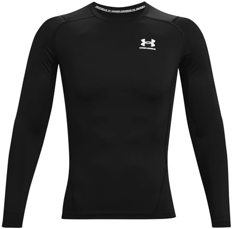 Ua Mens Ua Hg Armour Comp Ls Black / / White 4XL