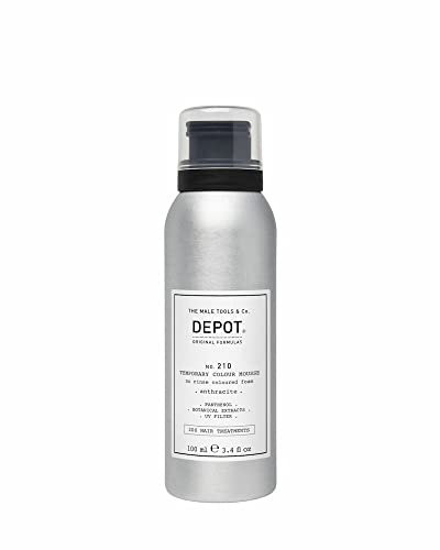 Depot Nº210 Temporary Colour Mousse 100ml (Anthracite)