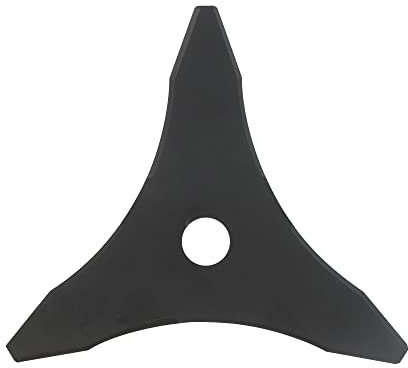 Greenstar Acier allié Lame de débroussailleuse à trois dents 23265, Tranchant de 255 mm, Alésage : 25,4 mm, Épaisseur : 3 mm
