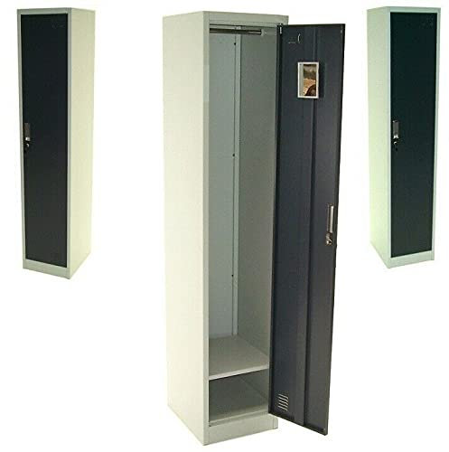 D&L Spind Einzelspind 180x38x45 cm Garderobenschrank Umkleideschrank Schrank 57020 AWZ