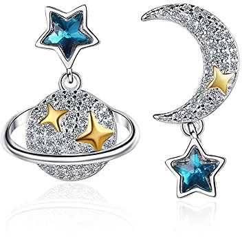 Ohrhänger für Damen und Mädchen, 925er-Sterlingsilber, Zirkonia, baumelnde Ohrringe für Teenager, Mädchen, Schmuckgeschenk, Sterling Silber