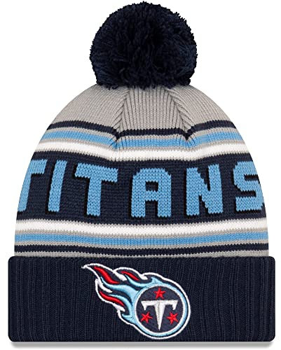New Era Cuffed Football Knit Cheer Beanie Mütze mit POM - NFL Winter Knit Toque Cap
