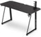 Mc Haus - Bureau de Jeu Gameplay Carbon Black, Ordinateur ou Console de Jeux Vidéo, Design Moderne, Table pour PC, Cadre en Acier, Black