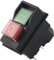 Onmancy Interrupteur électrique étanche à pression magnétique - 5 broches - Kjd17 - 220-240 V Noir