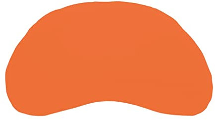 Dukal | Bezug für Tempur Curve/Sonata S und M Schlafkissen | aus hochwertigem DOPPEL-Jersey | 100% Baumwolle | Farbe: orange