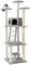 Nobby Kratzbaum Classic SULTAN, grau, 60 x 60 x 198 cm, 1 Stück
