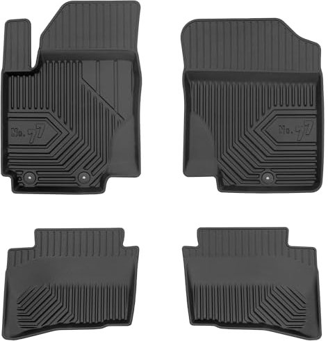 MOTOS Gummimatten Auto Fussmatte passend für Hyundai i20 I 2008-2015 Hatchback Verbessern Sie Ihren Reisekomfort mit Antirutschmatte Auto No.77 - Allwetter fußmatten Auto, Schutz vor Verschmutzung