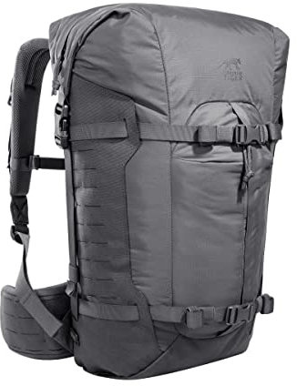 Tasmanian Tiger TT Sentinel 28 Leichter, taktischer Einsatz-Rucksack, Wander-Rucksack mit Roll-Top, LC Molle und Molle-Klett, 28 Liter Volumen Titan Grey