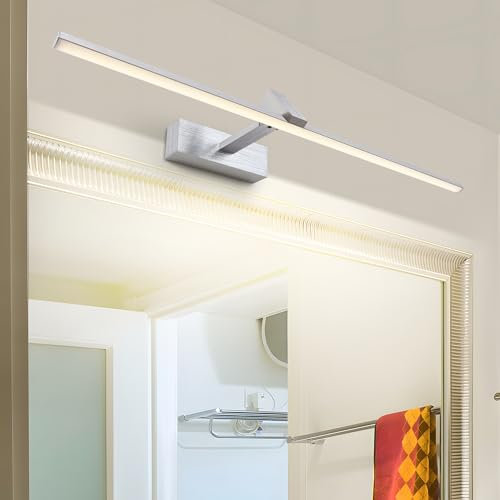 TYhogar LED Spiegellampe Bad 60cm 12W 1320LM Badezimmer Lampe Spiegelleuchte Schminklicht Badbeleuchtung Schrankleuchte Badleuchte IP44 Wandleuchte für Make-up