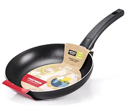 Moneta Gea Padella, 24 Cm, Alluminio 100% riciclato, per Ogni Piano Cottura Incluso l'Induzione. Made in Italy