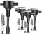 Frankberg 4x Zündspule Zündkerzen Satz Benzin 3-Polig Schwarz Kompatibel mit Primera P12 WP12 2.0L 2002-2008 X-Trail T30 2.0L 2.5L 2001-2013 Replace# 224488H300