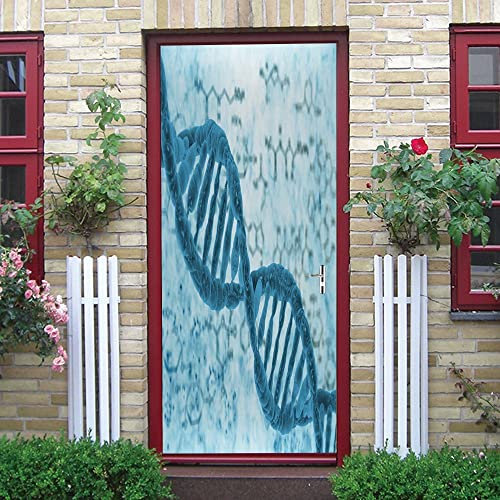 türposter selbstklebend 3d 90x215cm(35.43 inches * 84.64 inches) Genkette Türtapete Selbstklebend Türfolie Poster Tapete Türaufkleber XXL Aufkleber Folie| Türposter Türklebefolie